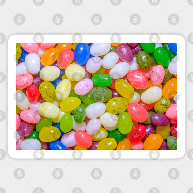 Colorful Jelly Beans Photograph Sticker by love-fi